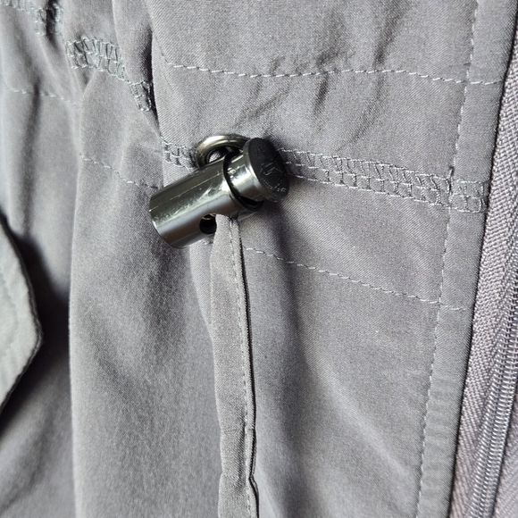 J Jill Fit Lightweight Gray Anorak Jacket Size L - Picture 5 of 8